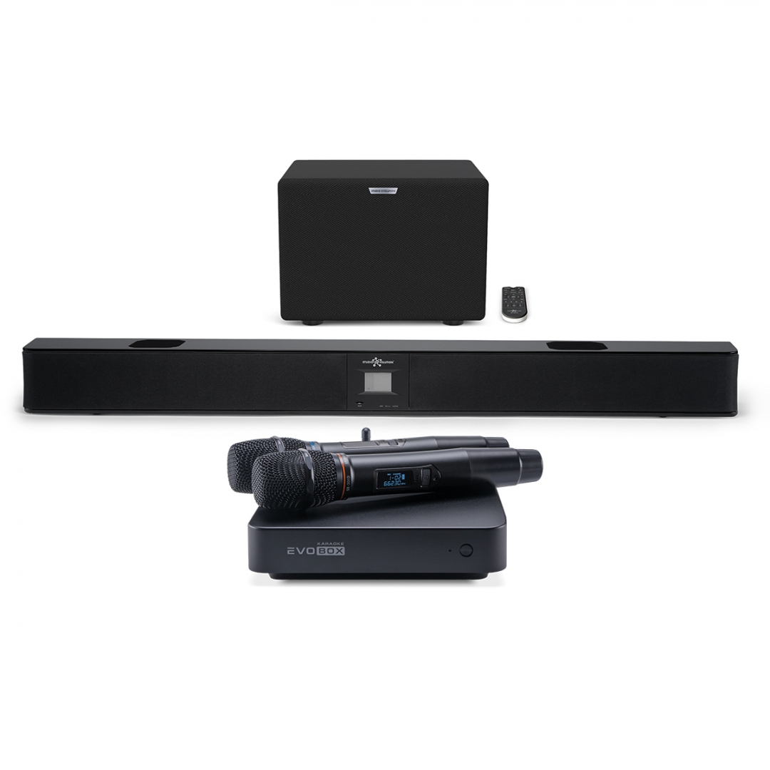 караоке-комплект EVOBOX Plus + EvoSound Bar (саундбар с караоке) в Сухиничах
