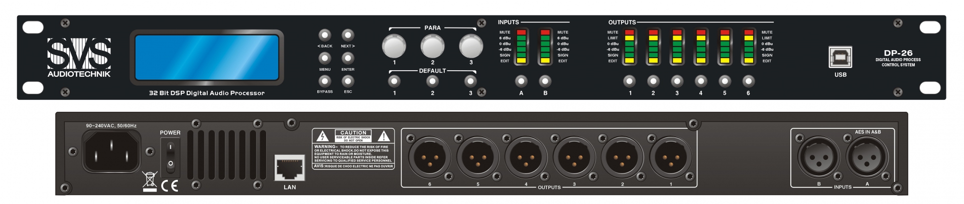 SVS Audiotechnik DP-26 Цифровой процессор: 2 входа 6 выходов в Сухиничах