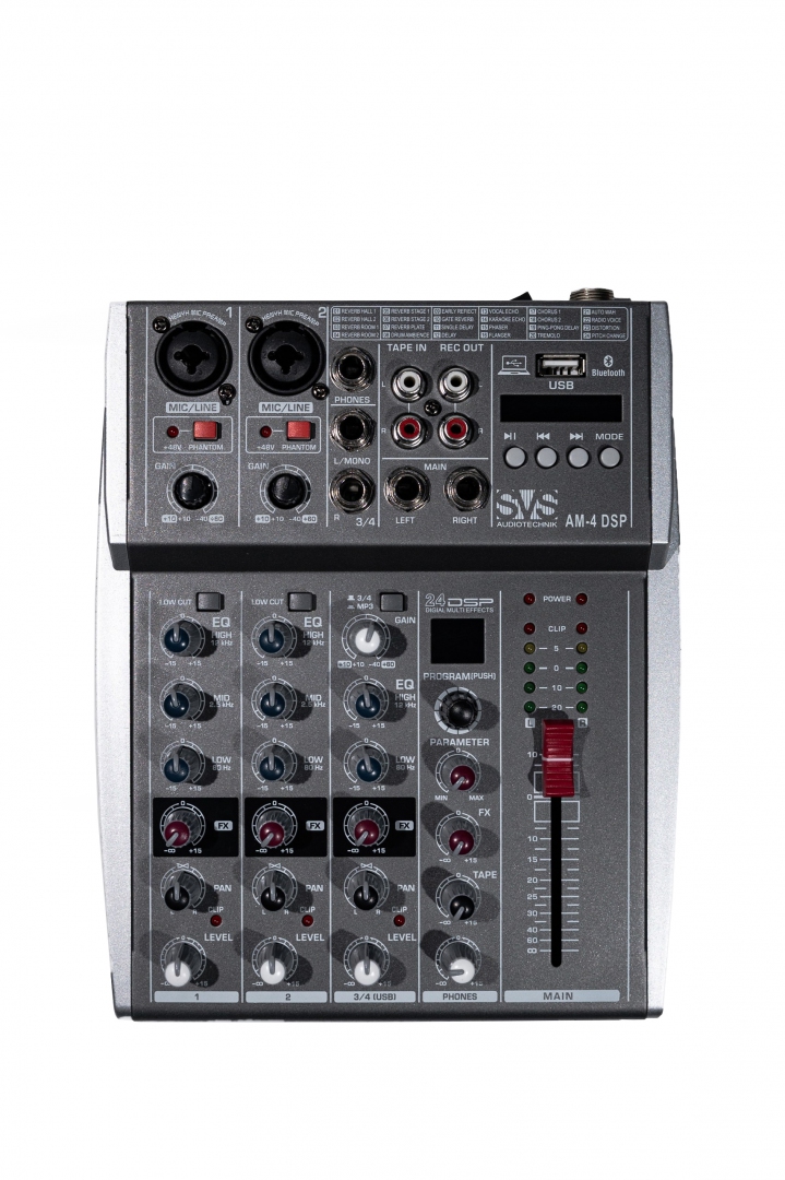 SVS Audiotechnik mixers AM-4 DSP Аналоговый микшерный пульт, 4-канала в Сухиничах