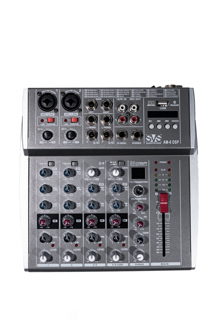 SVS Audiotechnik mixers AM-6 DSP Микшерный пульт аналоговый, 6-канальный SVS Audiotechnik mixers в Сухиничах