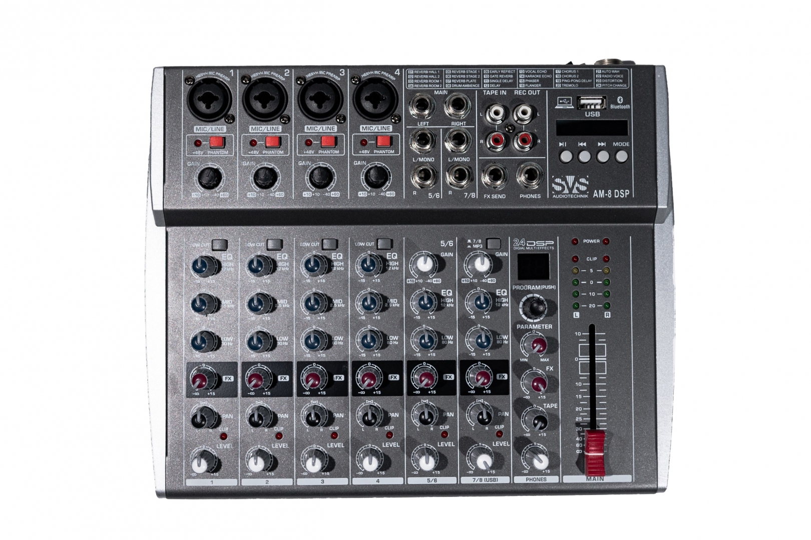 SVS Audiotechnik mixers AM-8 DSP Микшерный пульт аналоговый, 8-канальный в Сухиничах